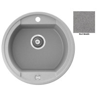 Мойка гранитная Marmorin Otago steel metalic 505803010 (50x50x19)