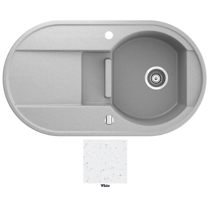 Мойка гранитная Marmorin Otago white 505513006 (88x50x19)
