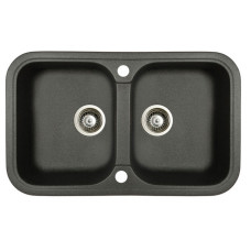 Мойка гранитная Marmorin Pesta black 170203002 (77x47x19)