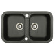 Мойка гранитная Marmorin Pesta black 170203002 (77x47x19)