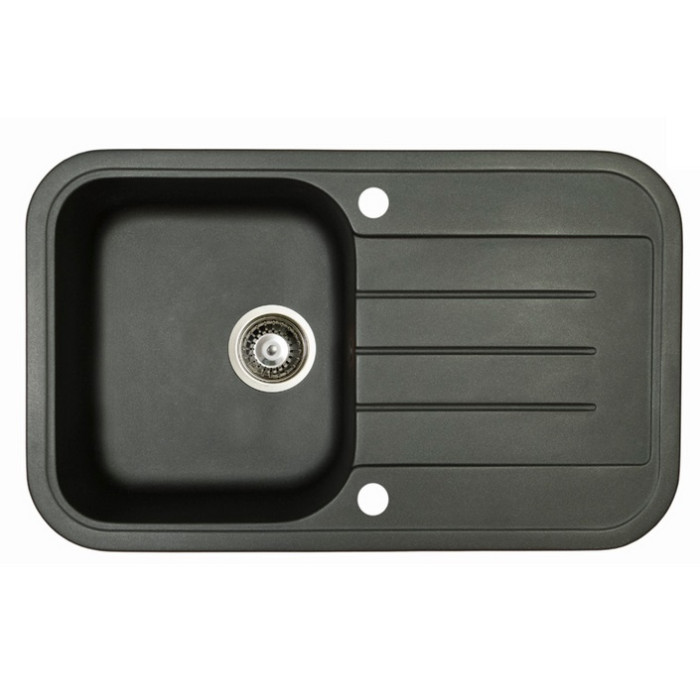 Мойка гранитная Marmorin Pesta black metalic 170113012 (77x47x19)