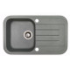 Мойка гранитная Marmorin Pesta steel metalic 170113010 (77x47x19)