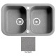 Мойка гранитная Marmorin Pesta steel metalic 170203010 (77x47x19)