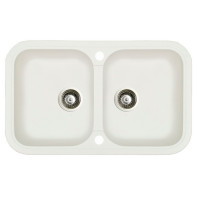Мийка гранітна Marmorin Pesta white alabaster 170203016 (77x47x19)