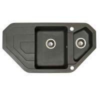 Мойка гранитная Marmorin Sten black 385613002 (97x51x21.5)