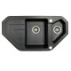 Мойка гранитная Marmorin Sten black metalic 385613012 (97x51x21.5)