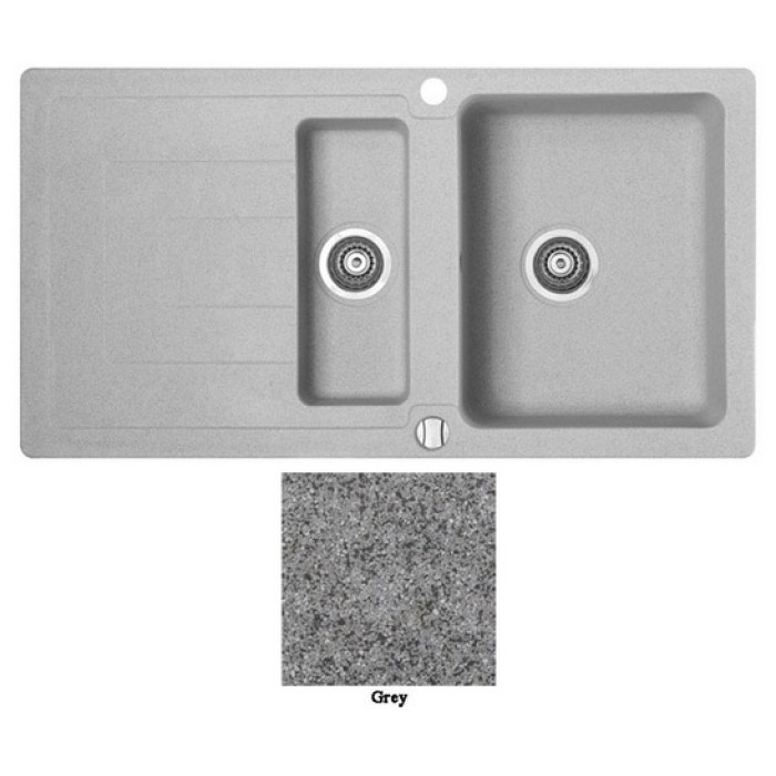 Мойка гранитная Marmorin Sten grey 385513003 (78x52x21.5)