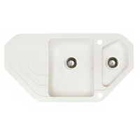 Мойка гранитная Marmorin Sten white 385613006 (97x51x21.5)