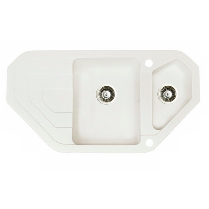 Мойка гранитная Marmorin Sten white 385613006 (97x51x21.5)