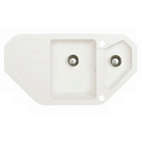 Мойка гранитная Marmorin Sten white alabaster 385613016 (97x51x21.5)