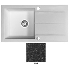 Мойка гранитная Marmorin Tama black 390113002 (78x43,5x20)