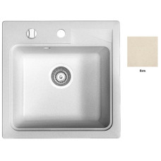Мойка гранитная Marmorin Tama ecru 390103011 (46.5x46.5x19.5)