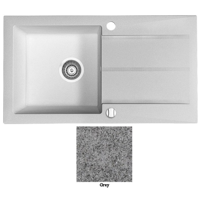 Мойка гранитная Marmorin Tama grey 390113003 (78x43,5x20)