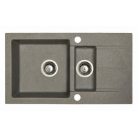 Мойка гранитная Marmorin Tama grey 390513003 (78x43,5x17)