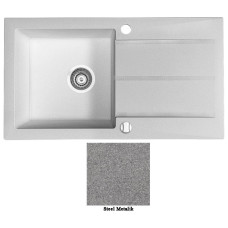 Мойка гранитная Marmorin Tama steel metalic 390113010 (78x43,5x20)