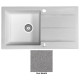 Мойка гранитная Marmorin Tama steel metalic 390113010 (78x43,5x20)