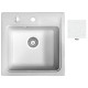 Мойка гранитная Marmorin Tama white 390103006 (46.5x46.5x19.5)