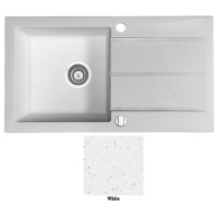 Мойка гранитная Marmorin Tama white 390113006 (78x43,5x20)