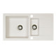 Мойка гранитная Marmorin Tama white 390513006 (78x43,5x17)