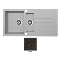 Мойка гранитная Marmorin Tellur brown 380513004 (100x50x19.5)