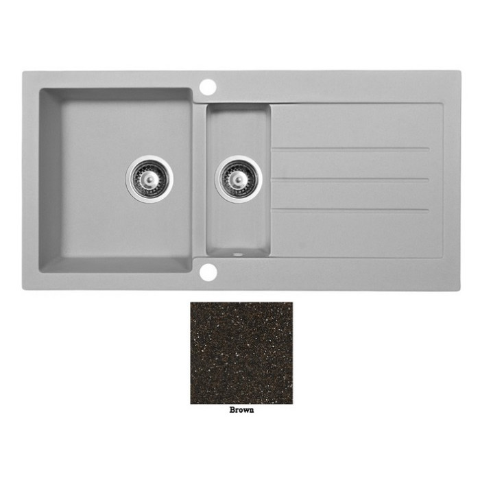 Мойка гранитная Marmorin Tellur brown 380513004 (100x50x19.5)