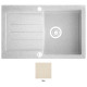 Мойка гранитная Marmorin Tellur ecru 380113011 (78x50x19.5)