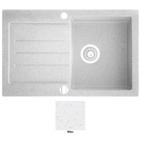 Мойка гранитная Marmorin Tellur white 380113006 (78x50x19.5)