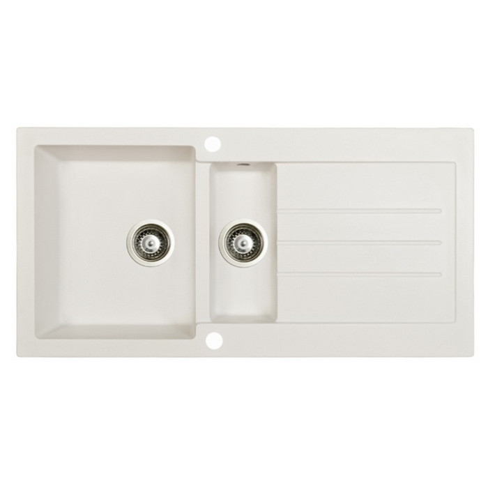 Мойка гранитная Marmorin Tellur white 380513006 (100x50x19.5)