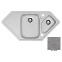 Мийка гранітна Marmorin Torro steel metalic 220613010 (98x50x19)