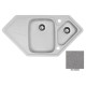 Мийка гранітна Marmorin Torro steel metalic 220613010 (98x50x19)