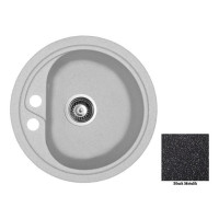 Мийка гранітна Marmorin Vask black metalic 260803012 (45x45x21)
