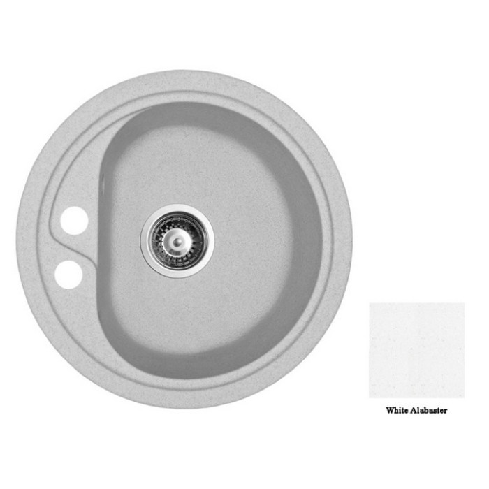 Мийка гранітна Marmorin Vask white abaster 260803016 (45x45x21)