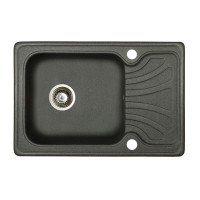 Мойка гранитная Marmorin Dato steel metalic 240113010 (65x44x19.5)