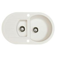 Мойка гранитная Marmorin Duro white 130513006 (77x47x19)