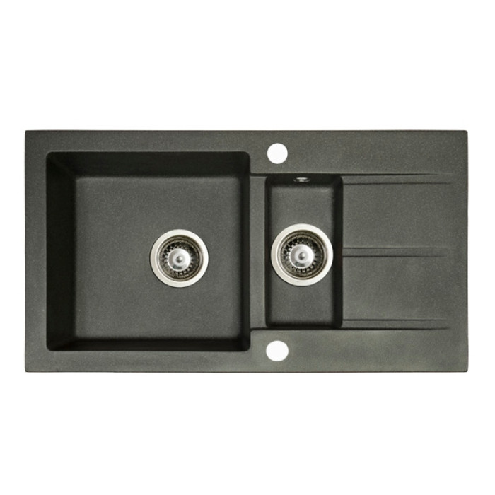 Мойка гранитная Marmorin Tama black 390513002 (78x43,5x17)