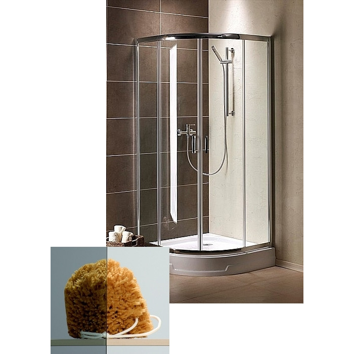 Душевая кабина Radaway Premium Plus A (90x90x190) стекло графитовое 30403-01-05N