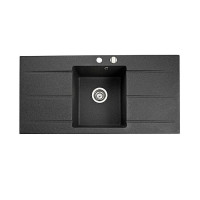 Мойка гранитная Marmorin Bario black 120123002 (100x50x21) 