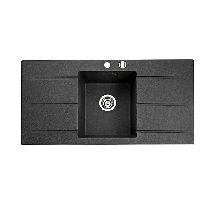Мойка гранитная Marmorin Bario black 120123002 (100x50x21) 