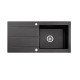 Мойка гранитная Marmorin Bario black metalic 120113012 (100x50x21)