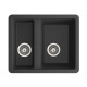 Мойка гранитная Marmorin Fado black 427500002 (56x46x21.5)