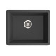 Мойка гранитная Marmorin Fado black 428100002 (56x50x21,5)