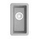 Мойка гранитная Marmorin Fado steel metalic 425100010 (26x46x15,5)