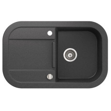 Мойка гранитная Marmorin Laver black 510113002 (78x50x19)