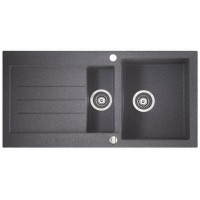 Мойка гранитная Marmorin Tellur black 380513002 (100x50x19.5)