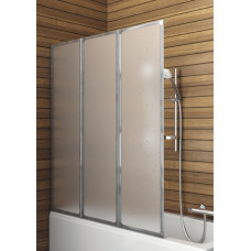 Шторка на ванну Aquaform Standard 3  120x140 матовий хром 170-04000Р