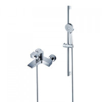 Змішувач Kraus KEF-14709 для ванни с душовою стійкою