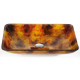 Умивальник Kraus Amber GVR-420-RE-15 мм (55.5x35.2) скляний