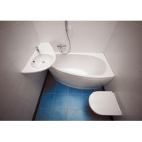 Ванна акриловая ассиметричная RAVAK Avocado R (150x75) CS01000000
