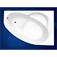 Ванна акриловая ассиметричная Vagnerplast Flora (150x100) правосторонняя