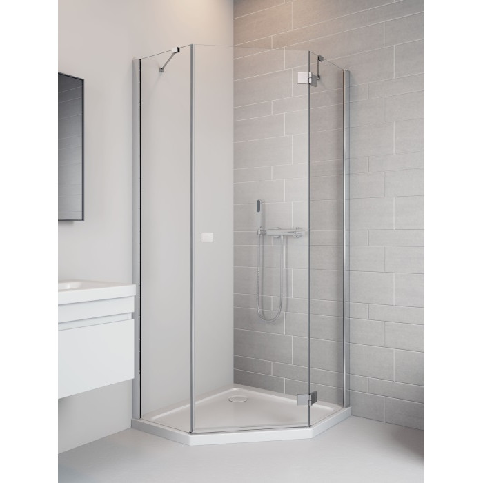 Душевая кабина Radaway Essenza New PTJ пятиугольная (90х90х200) 1385010-01-01R/1385050-01-01